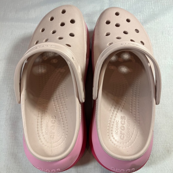 NWOT Crocs Mega Crush Platform Clogs, Pink, Women's Size 9/Men's Size 7 - Picture 6 of 9